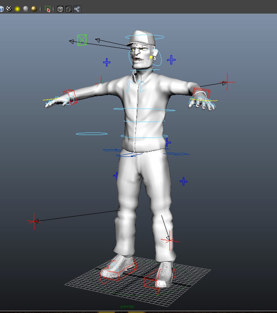 3d Guy Man Model