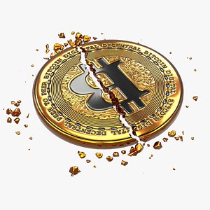 3D coin broken model