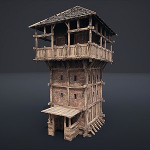 MEDIEVAL WATCHTOWER TOWER FORT FORTRESS CASTLE WALLS AAA NEXTGEN