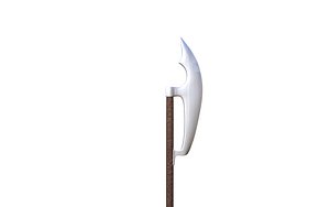 3D halberd axe