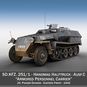 SD.KFZ 251/1 Ausf.C - Half-track - 24PD