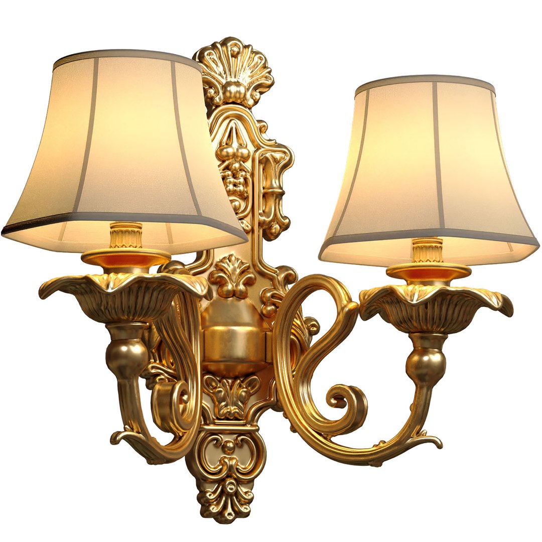 Golden sconce in classic style Wall lamp Double Light 3D model 3D model https://p.turbosquid.com/ts-thumb/V7/3qIyRc/XX/3ddd2/jpg/1757336715/1920x1080/fit_q87/95ad9ed2d1511dad555ced688b15460a7bd8ab7f/3ddd2.jpg