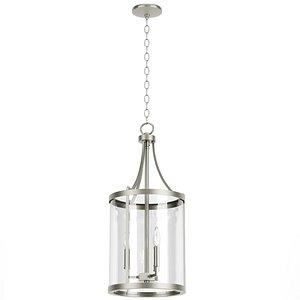 Brushed Nickel Stag Lantern Pendant 3D model