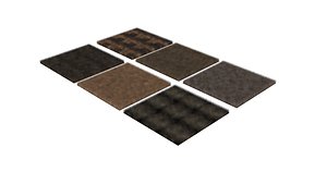 3D Ashed and Dried Grasses Set
