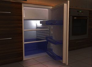 3d refrigerator 1 model