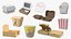 Fast Food Containers Collection 4