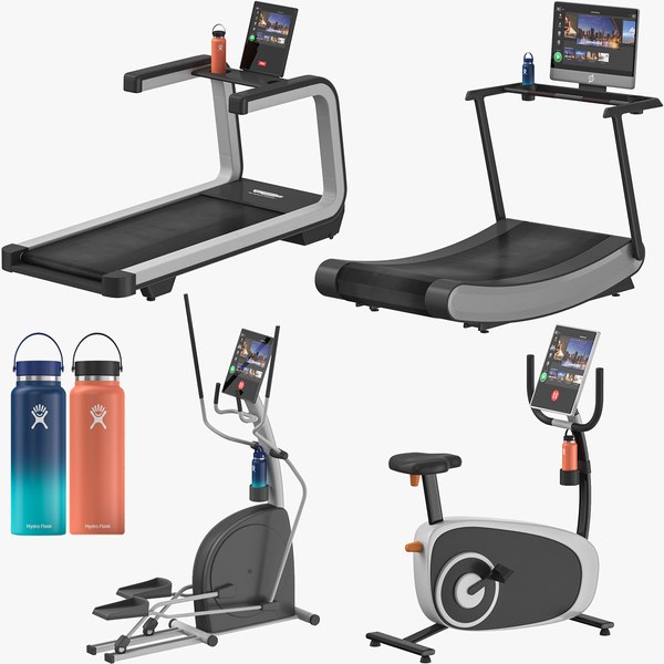 3D Cardio Machines Collection model