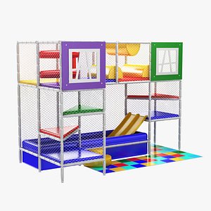 3D model playground kids indoor