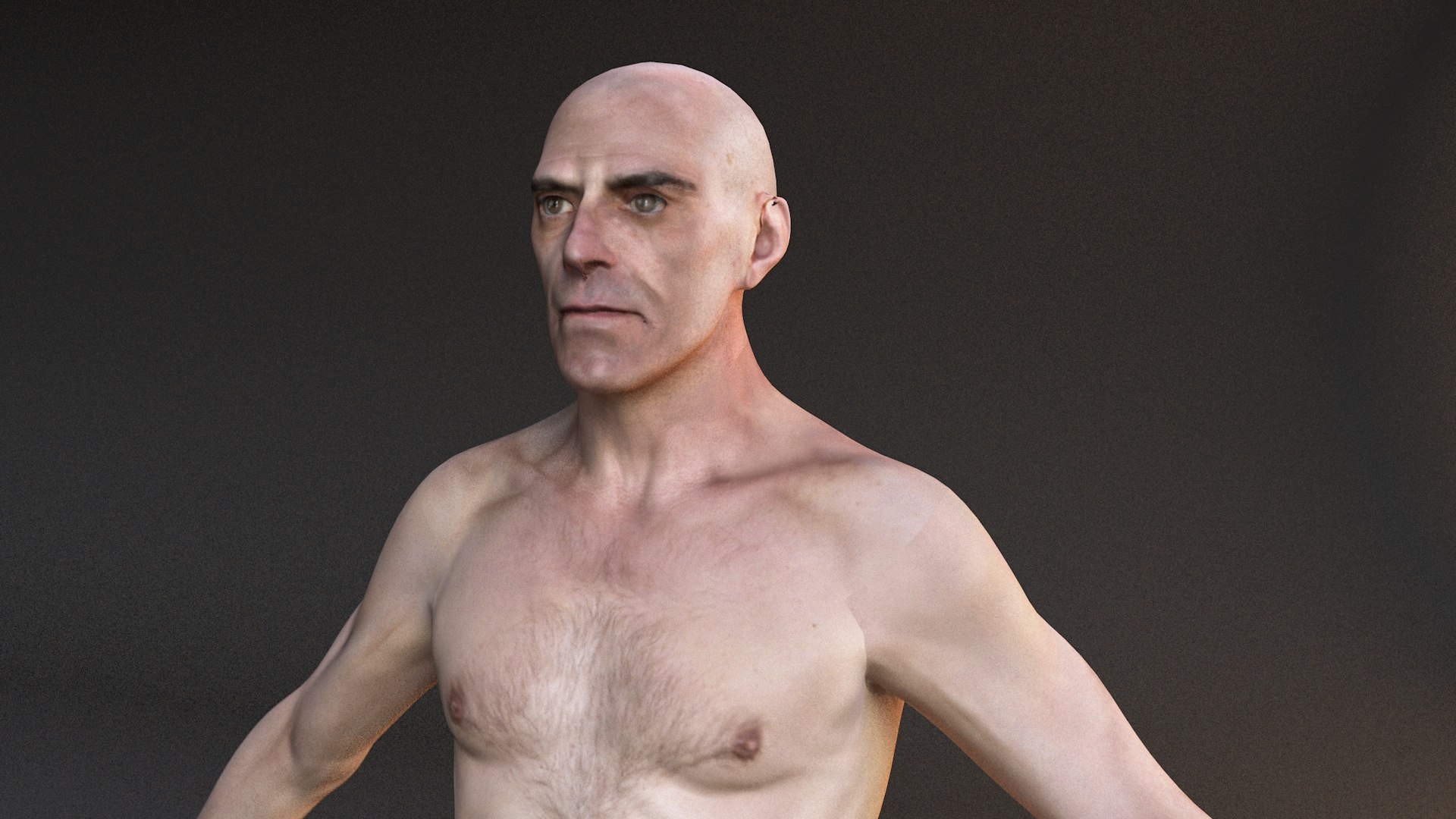 3d Character Male - Rigged Model