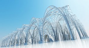 3d model architectural 2 scene interior