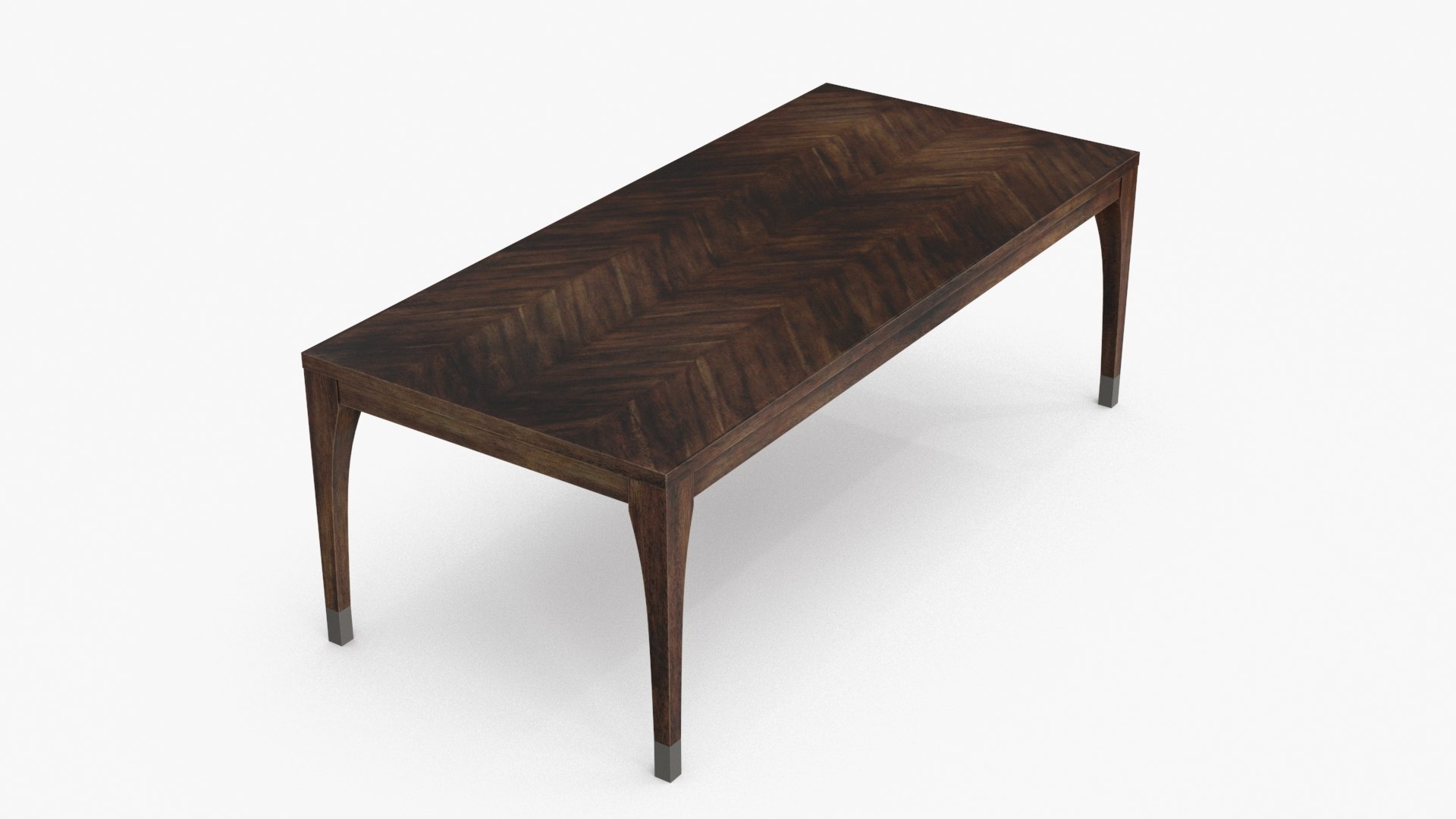Katy Dining Table Brown 3D Model - TurboSquid 2284126