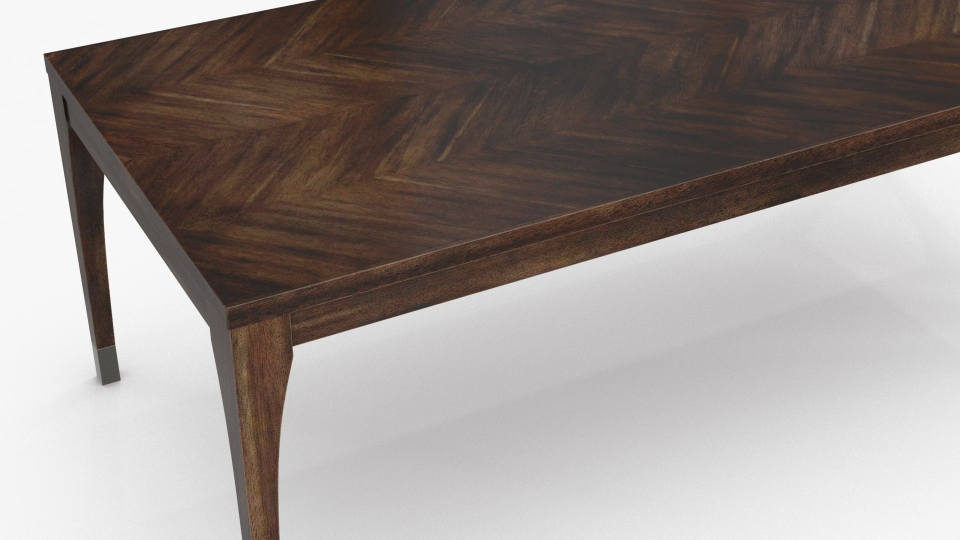 Katy Dining Table Brown 3D Model - TurboSquid 2284126