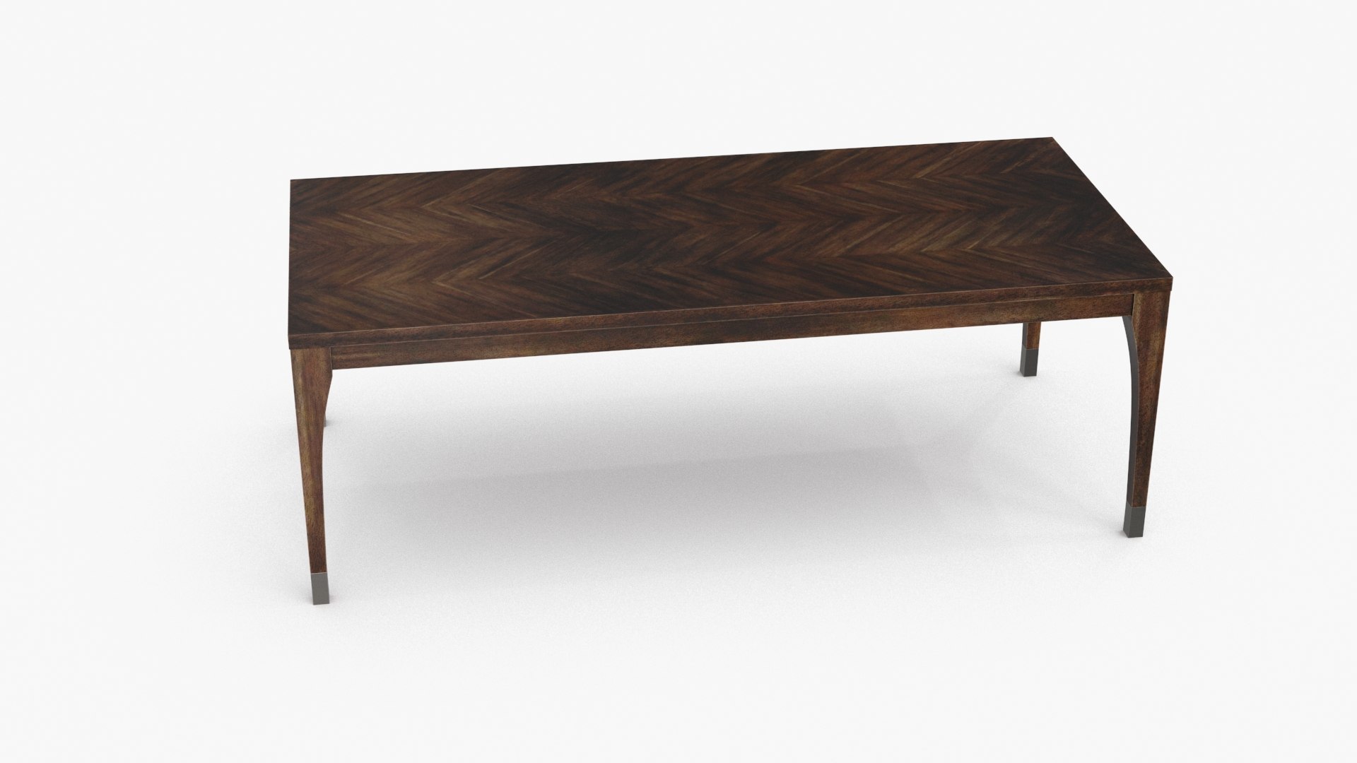 Katy Dining Table Brown 3D Model - TurboSquid 2284126