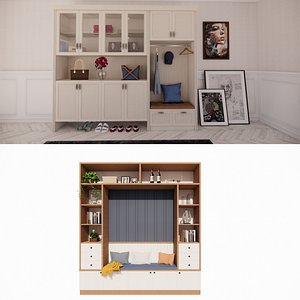 3D model Hallway Furniture -B17