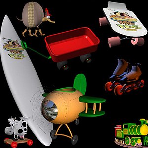 3d model of holiday toys pzsgxmas sp4