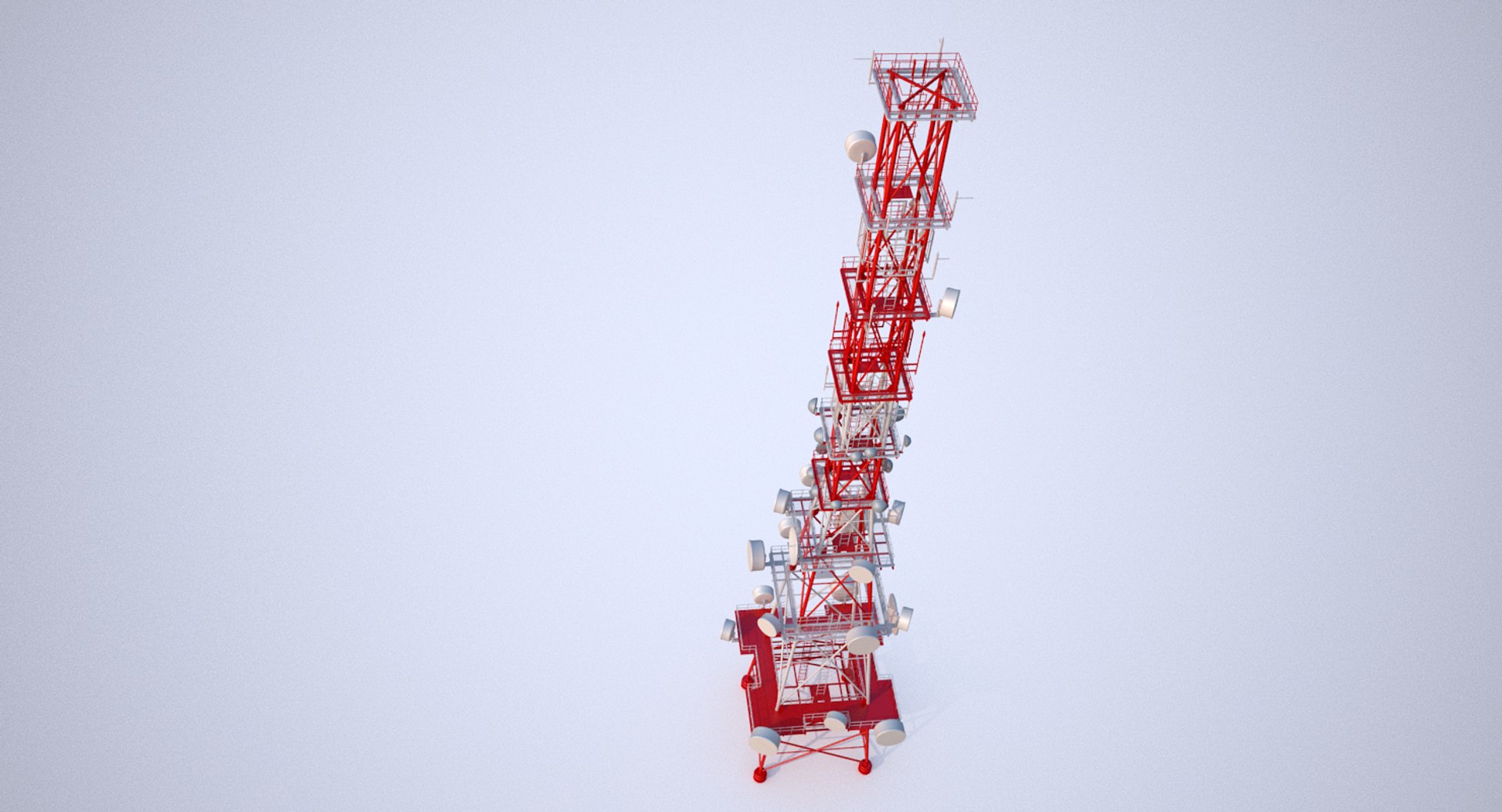 3D Model Tv Tower - TurboSquid 1311616