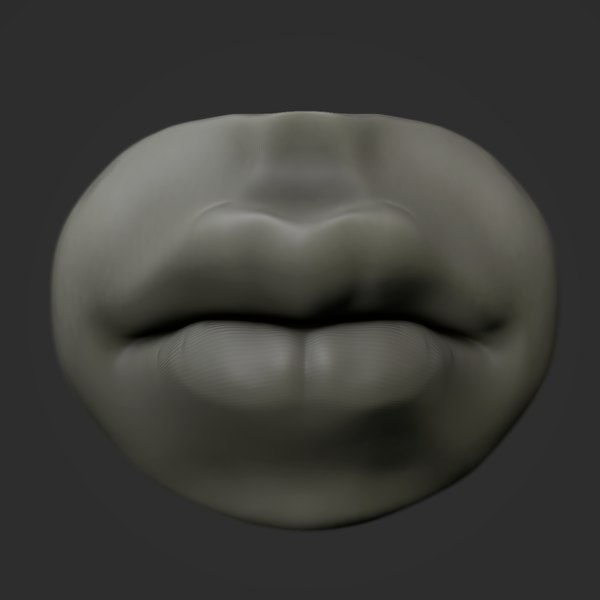 Création graphique Lips 3D (Bouche design) Inspiration: LV www