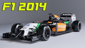 3d model 2014 force india vjm07
