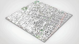3D Cityscape Santiago Chile