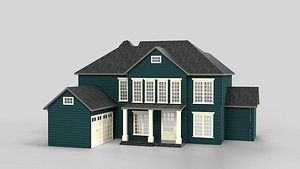 3D Neighborhood House 20T3 model
