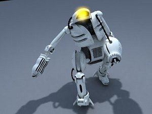 animatable biped animate 3d model