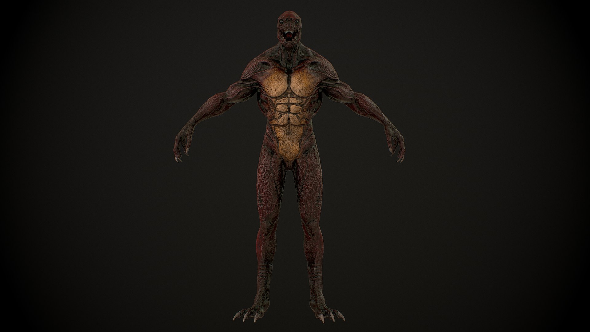 3D Monster model https://p.turbosquid.com/ts-thumb/V7/iuH52s/t9/screenshot018/png/1690890558/1920x1080/fit_q87/8b7c9181a2dca07e2df8dd08e66ff51cdaa05307/screenshot018.jpg