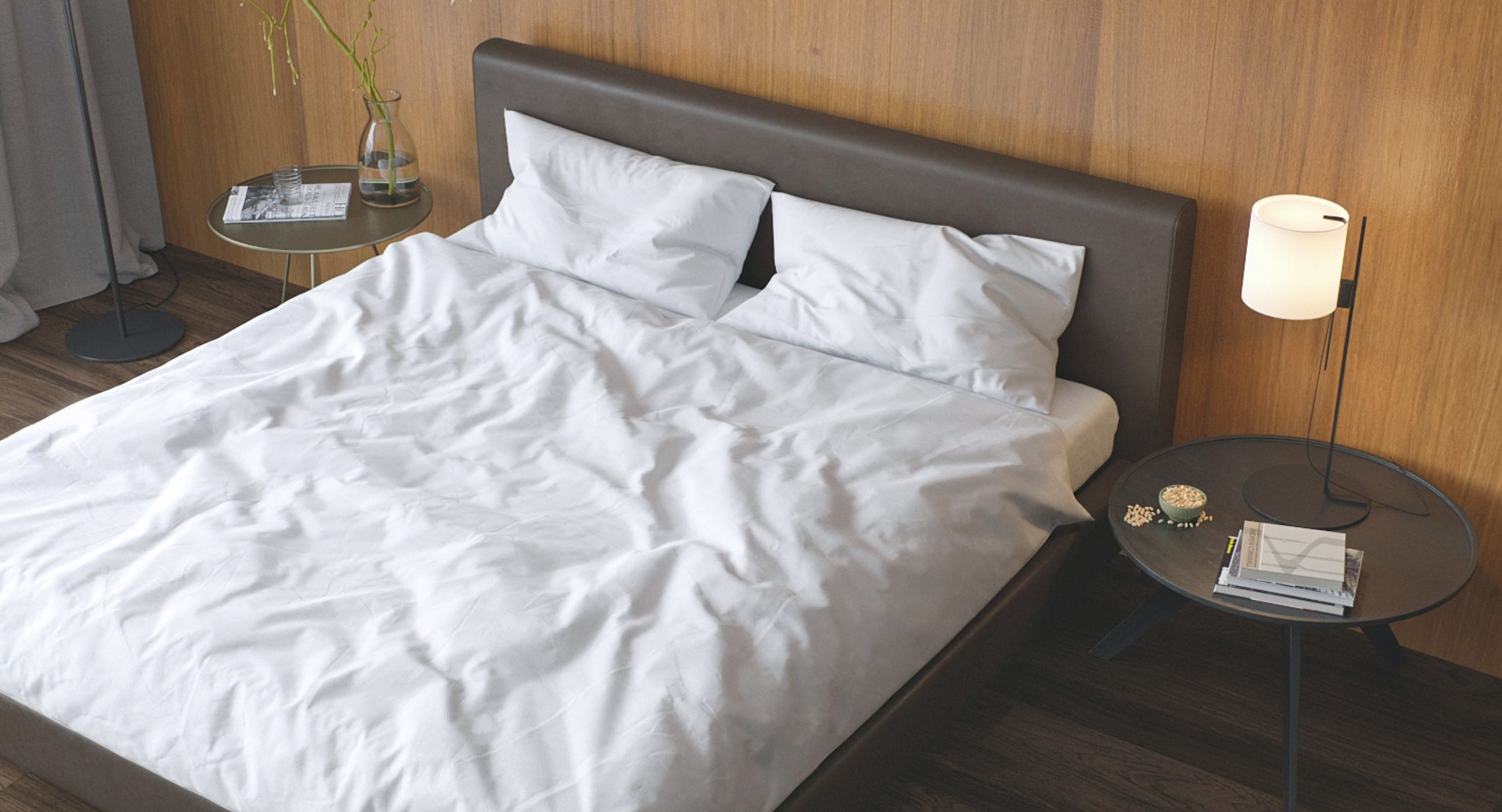 Realistic Wrinkles Bed Linens 3D Model - TurboSquid 1327795