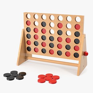 Puissance 4 Board Game Wooden