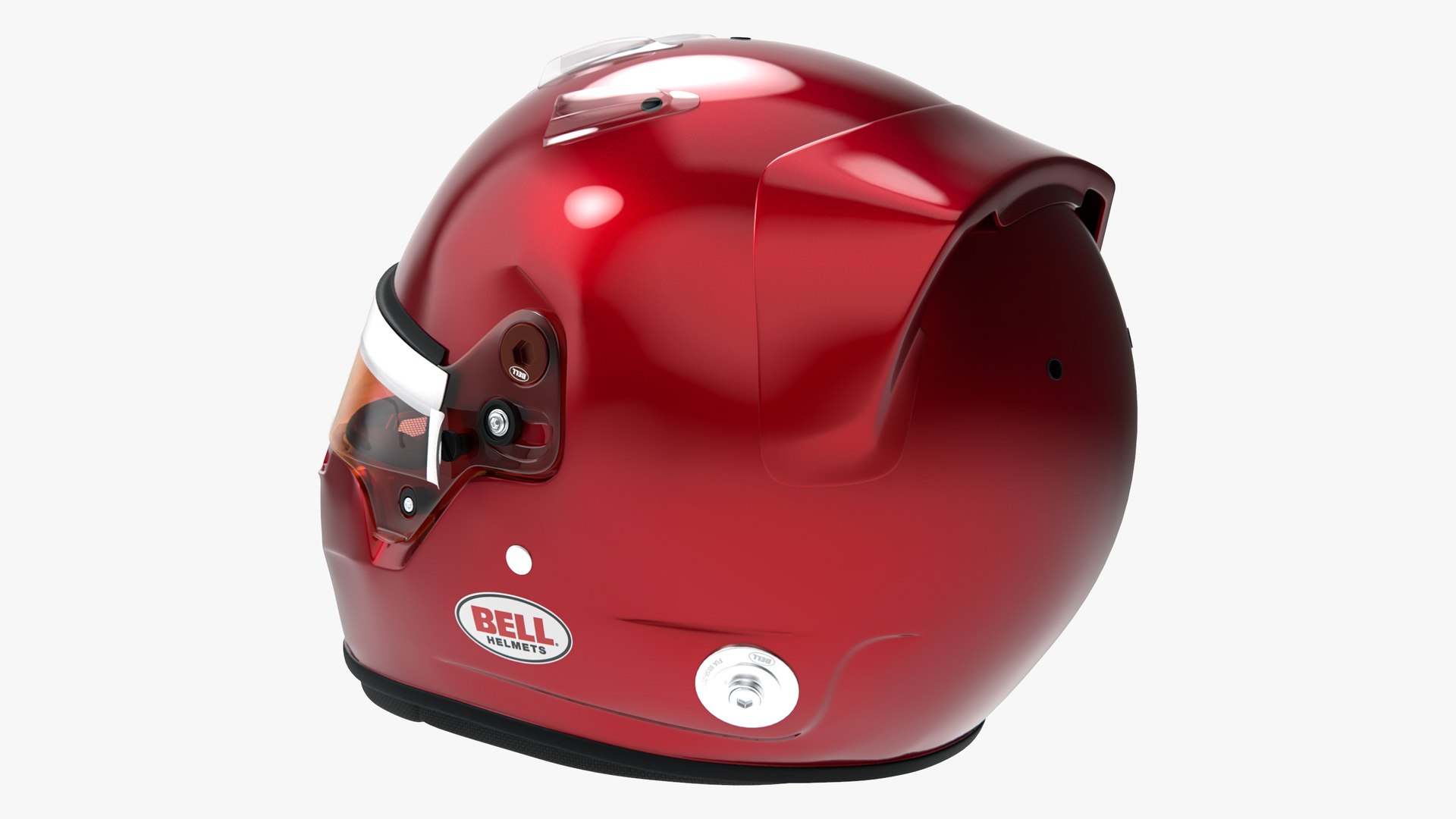 Bell Style Racing Helmet 3D Model - TurboSquid 1659116