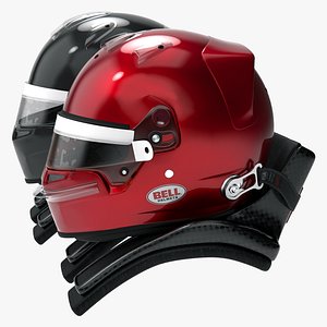 3D Bell HP-77 Style Racing Helmet