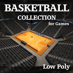 Complete Low Polygon Basketball Collection