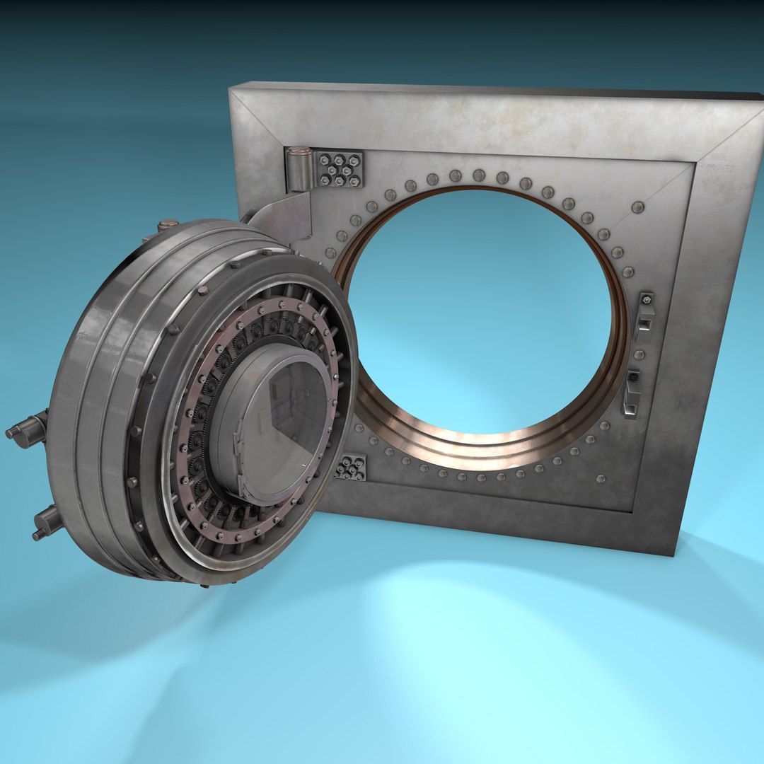 Vault Door Model - Turbosquid 1157369