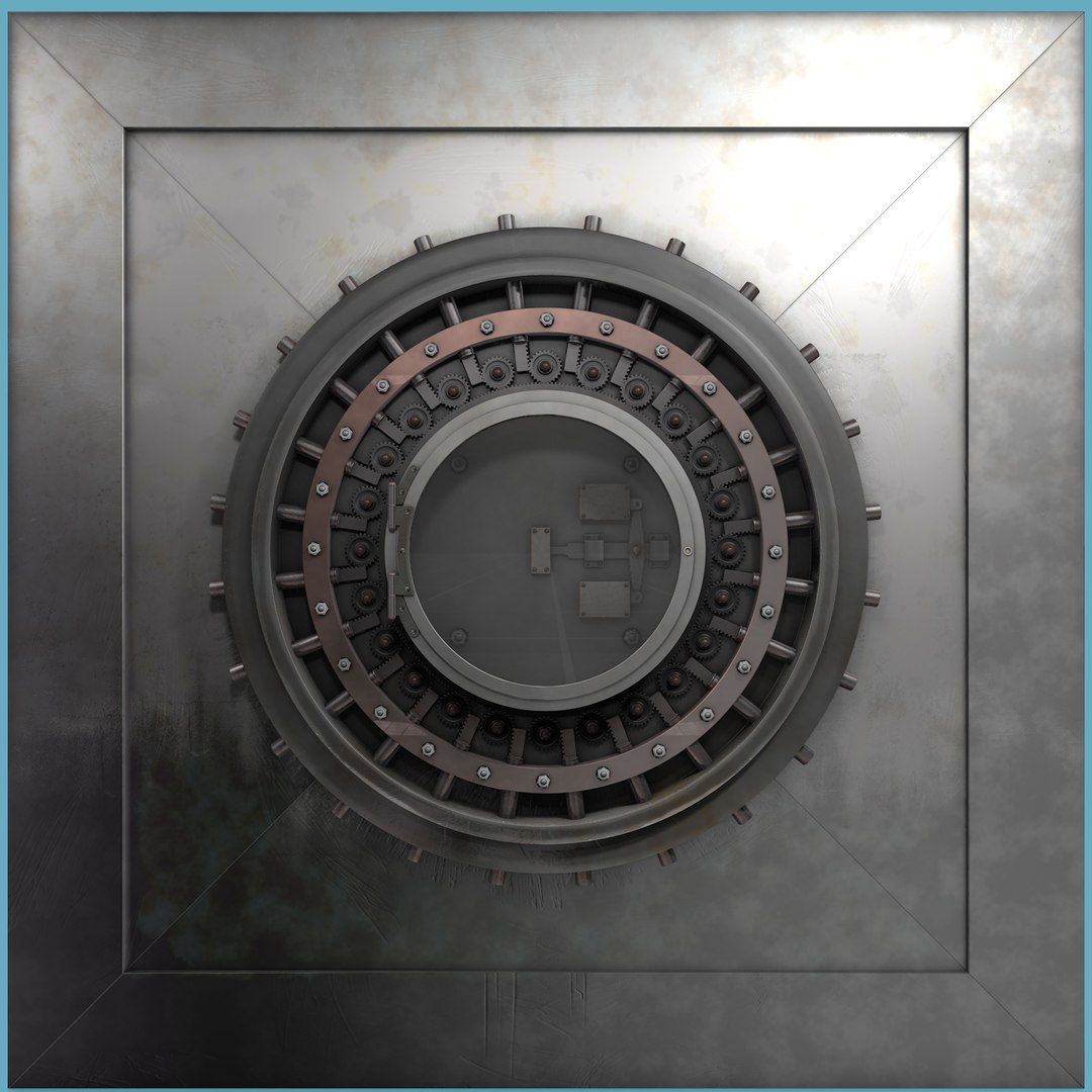 Vault door model - TurboSquid 1157369