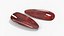 Almond False Nail Package Marble Red