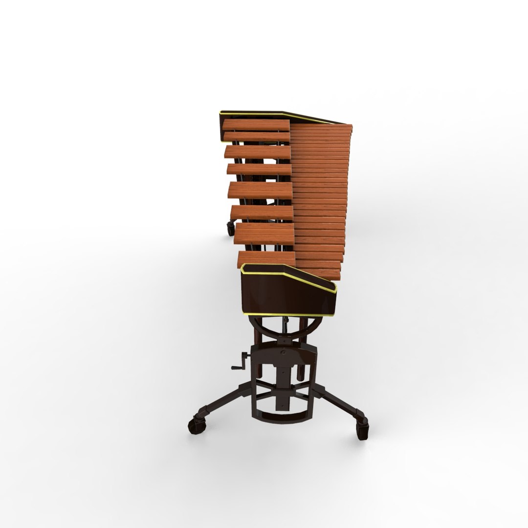 Xylophone Chinese Musical 3d Obj