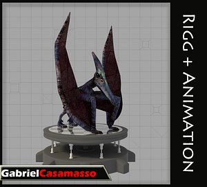 pterodactyl pterodactylus 3d x