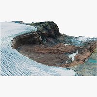 Glacier Valley - 3D PBR Model