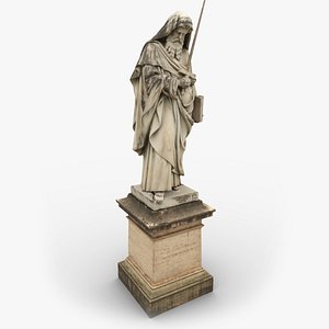 3D Saint Warrior Statue