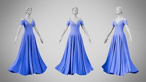 Dress 38 Very Light Blue With Design model