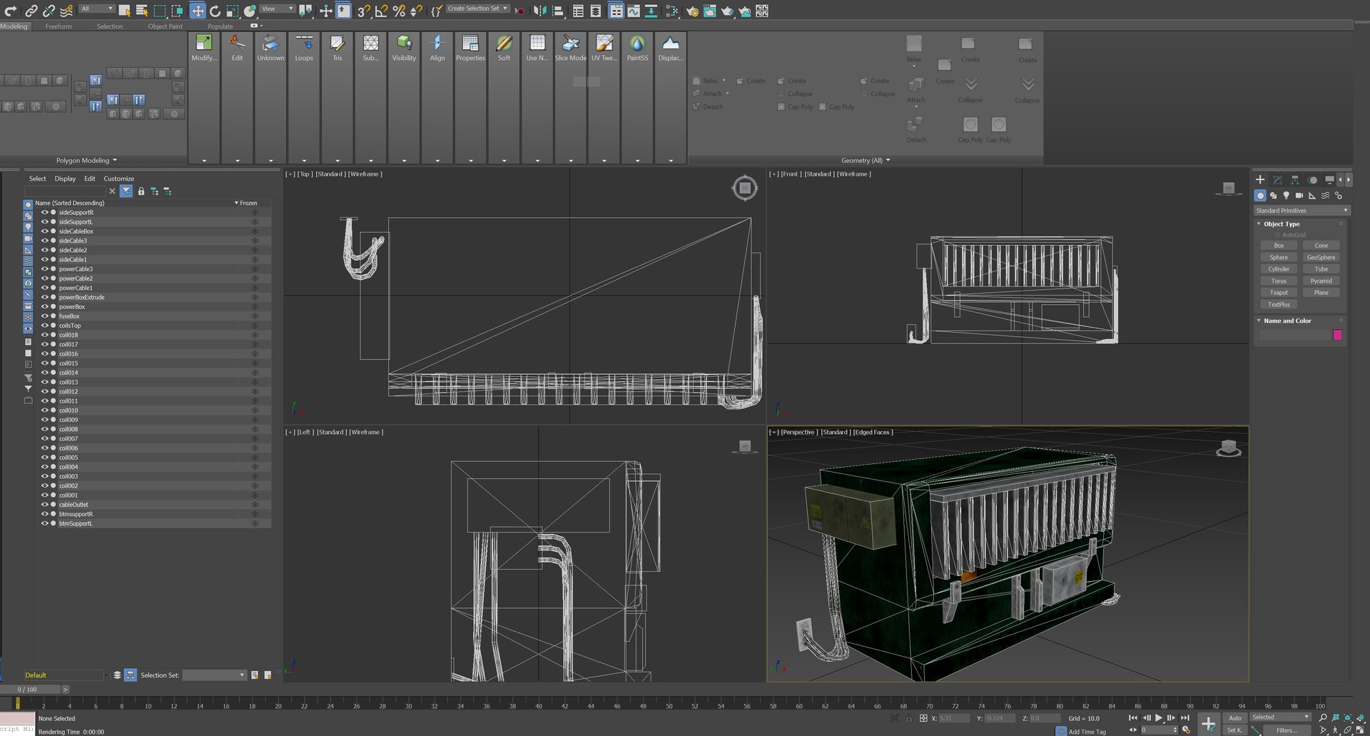 Power Generator Utility Box Model - TurboSquid 2075609