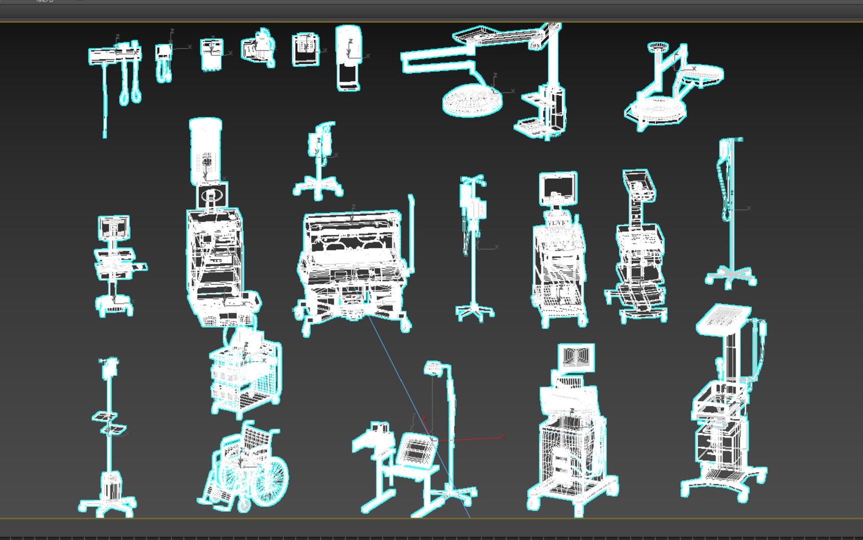 Medical Equipment Medical Table Medical CT Scanner Monitor Medical Device Wheelchair Infusion Kit iv 3D model https://p.turbosquid.com/ts-thumb/V8/9fDCrw/lo/52/jpg/1760582287/1920x1080/fit_q87/0e034757a3f3a5ddf21da5985bc1fcd87a46f7d1/52.jpg