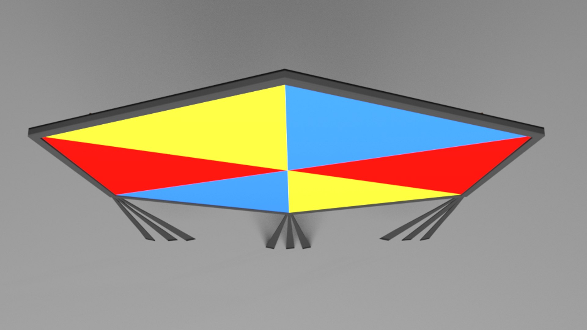 Hexagonal Kite 3D TurboSquid 1579421
