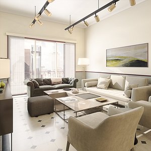 Living and Dining Room Interior