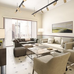 Living and Dining Room Interior