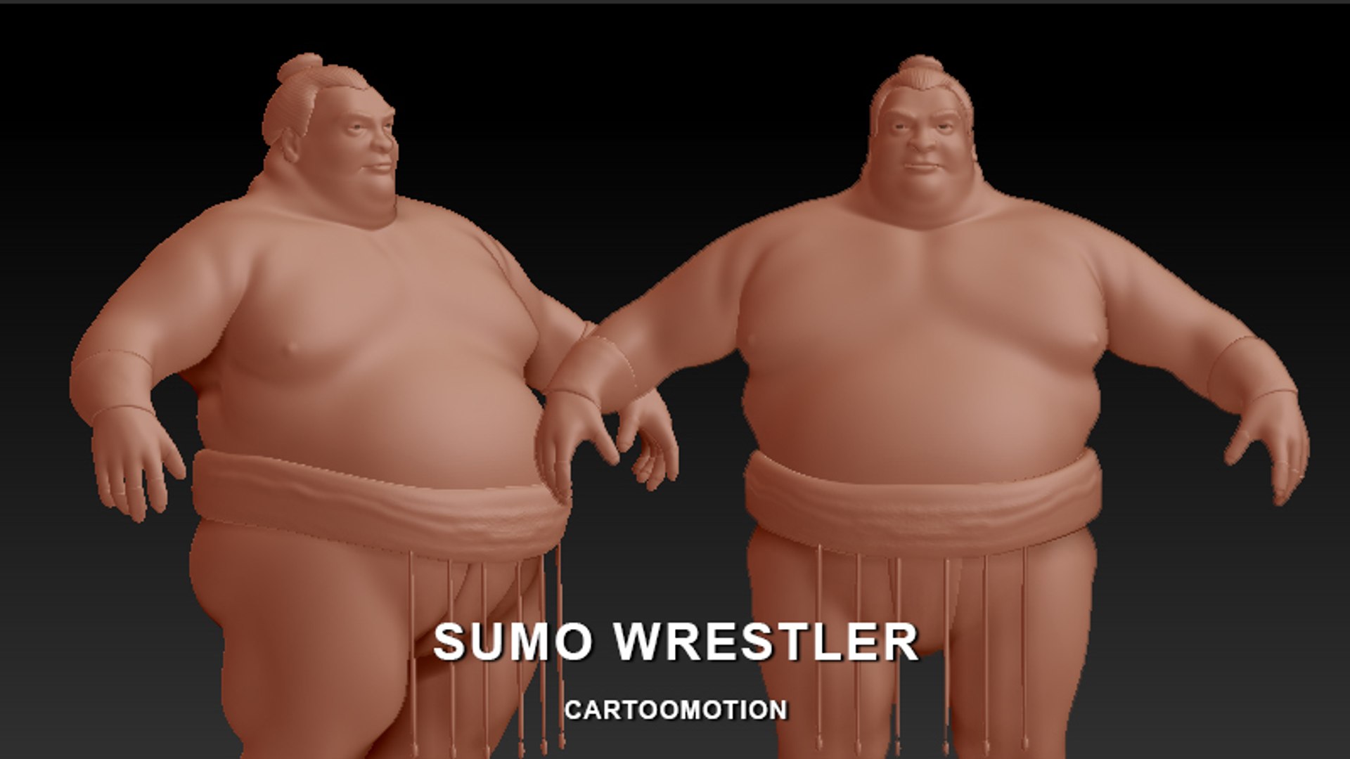 3d Model Of Sumo Wrestler