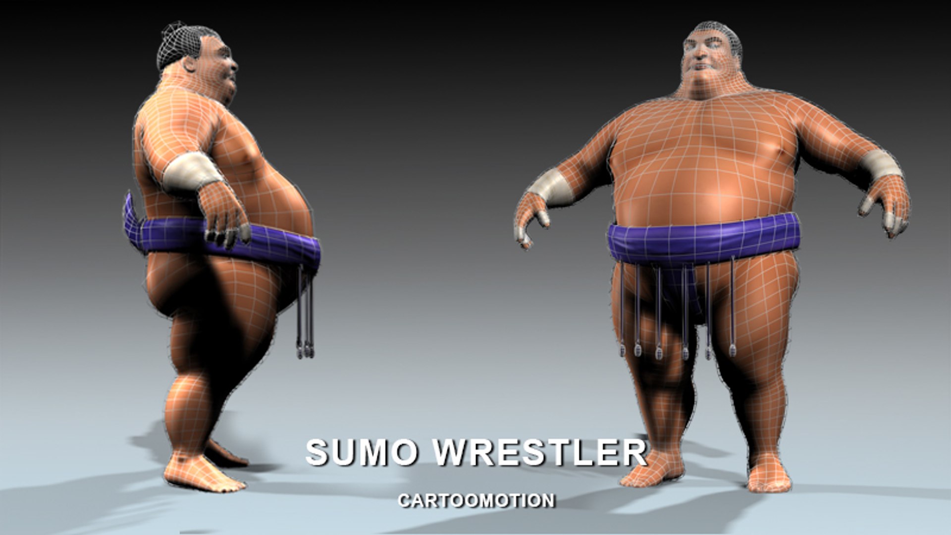 3d Model Of Sumo Wrestler