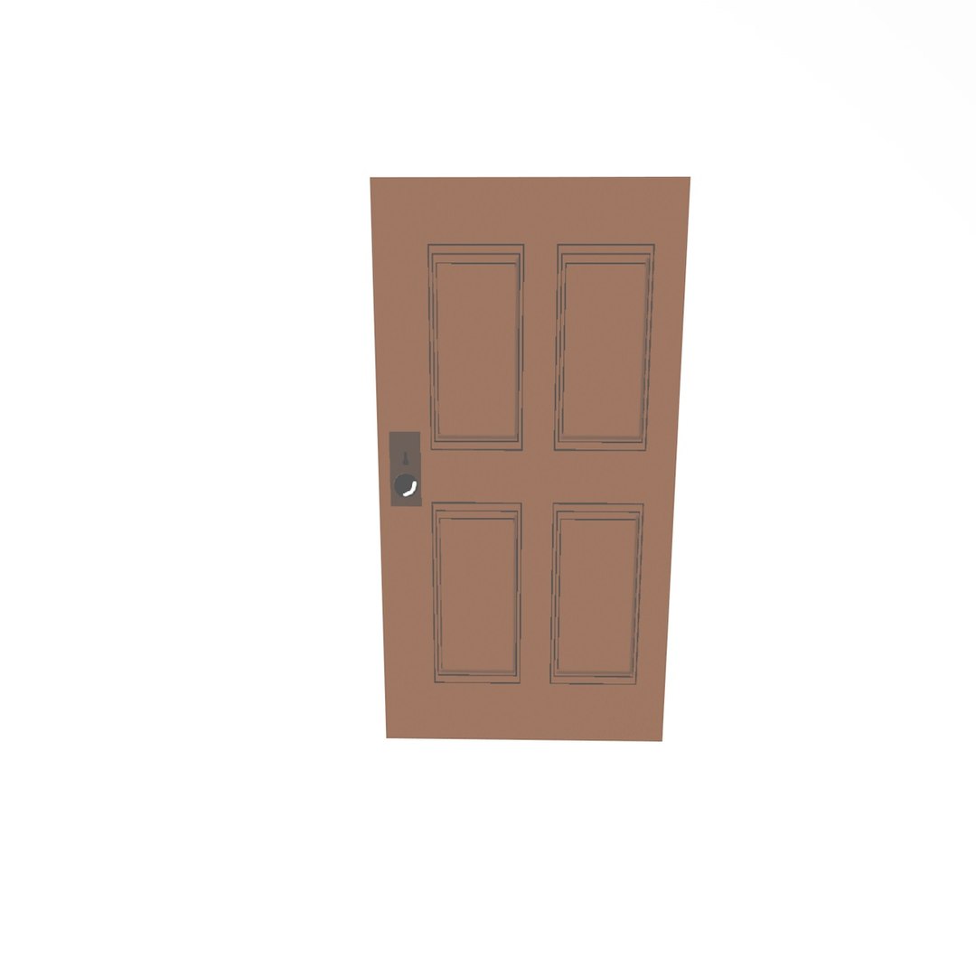 3D model paper door - TurboSquid 1159058