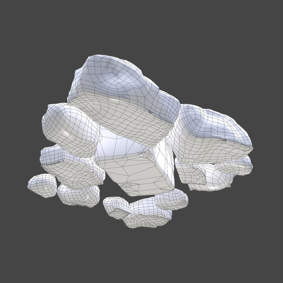 Clay Chunks 3D Model - TurboSquid 1789356