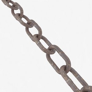 chain old steel 3d max