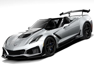 3D Chevrolet Corvette ZR1 Convertible 2019